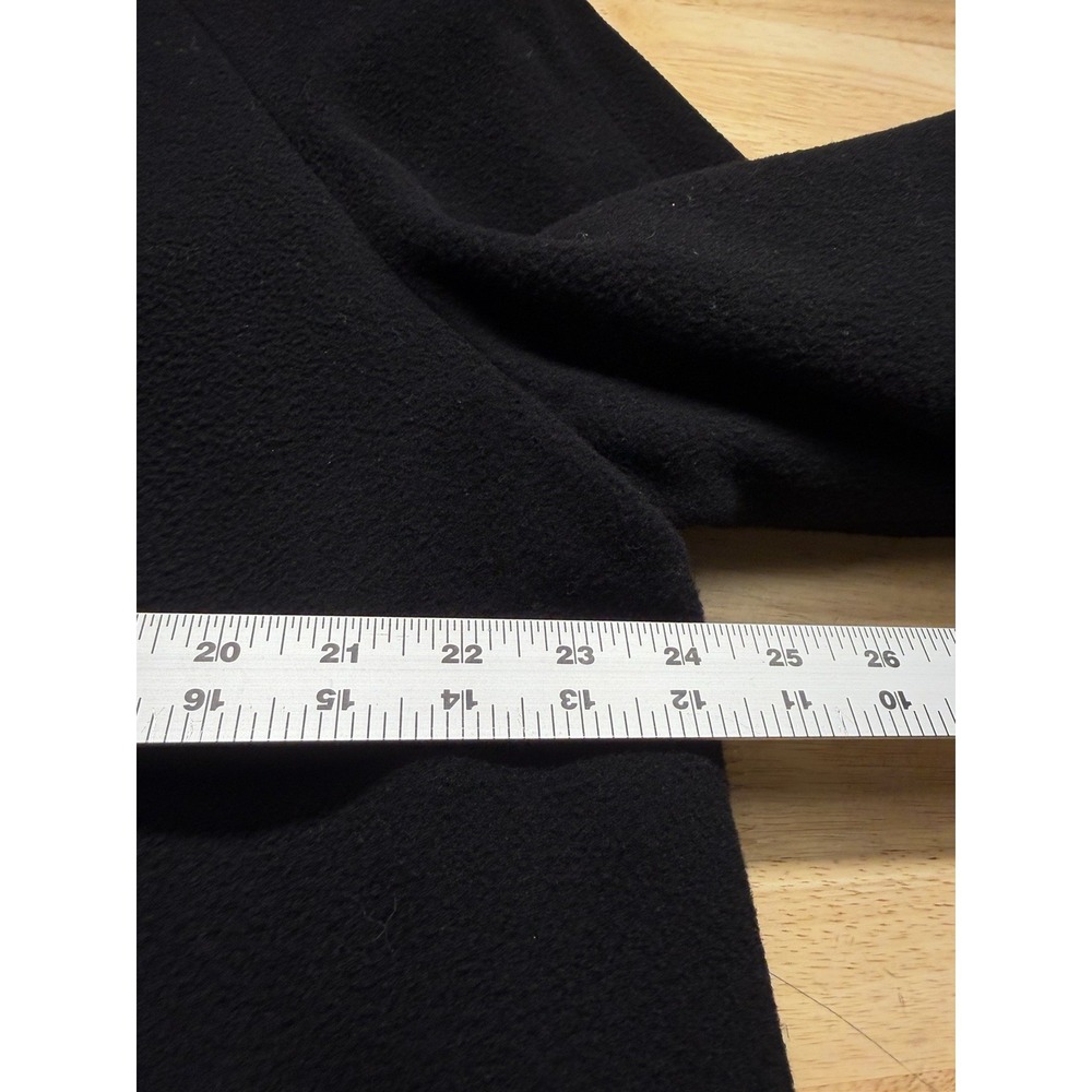 Battaglia Lanificio Wool & Cashmere Men's Long Coat Black Made in Italy Size 44S - Picture 9 of 12